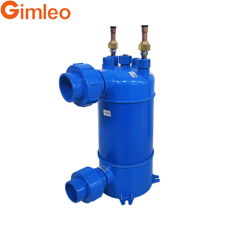 Corrosiebestendige PVC titanium warmtewisselaar Schel en buisontwerp Aanpasbaar