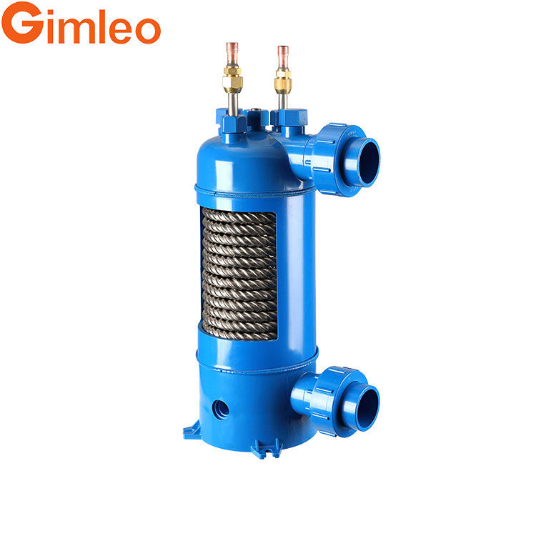 Corrosiebestendige PVC titanium warmtewisselaar Schel en buisontwerp Aanpasbaar