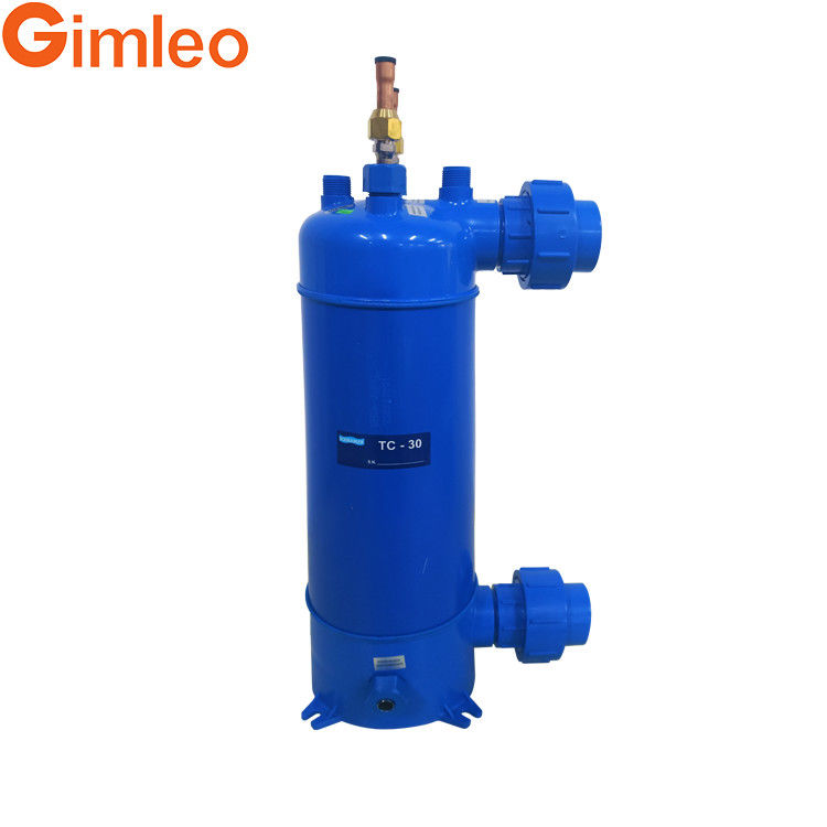 Op maat gemaakte PVC PPR Shell Titanium Warmtewisselaar Corrosiebestendig 1-5 MPa Druk