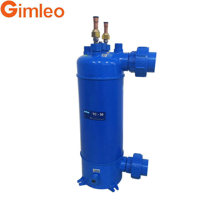 Op maat gemaakte PVC PPR Shell Titanium Warmtewisselaar Corrosiebestendig 1-5 MPa Druk