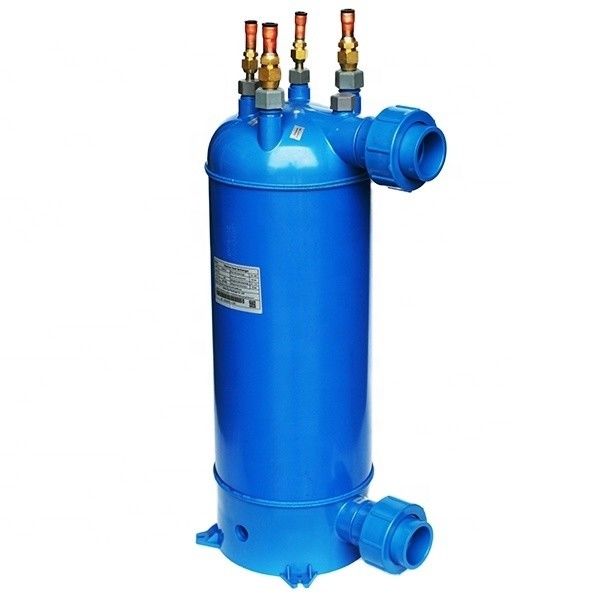 Titanium spoelen PVC schelp water naar water warmtewisselaar voor energie zwembad ketel