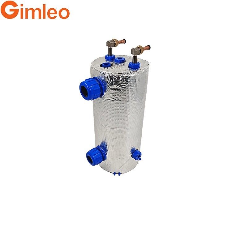 ETA-1.5 R134A Marine Tube Evaporator voor 12,7 mm koelmiddel-inlaat / waterconnector