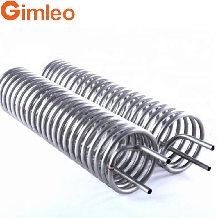 Warmtewisselaar Titanium spoel Corrosiebestendige voor precieze temperatuurregeling OEM