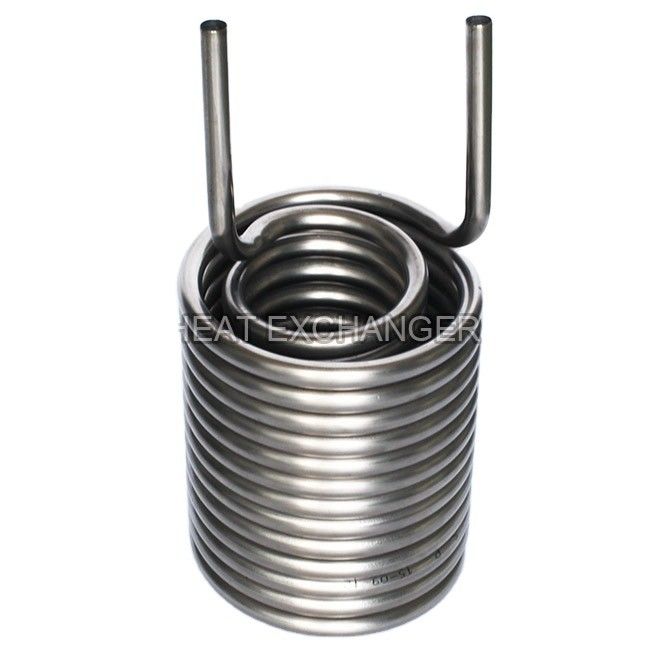 TA1 Titanium koelspoel 9,52 mm 12,7 mm 16 mm 19 mm voor warmteoverdracht