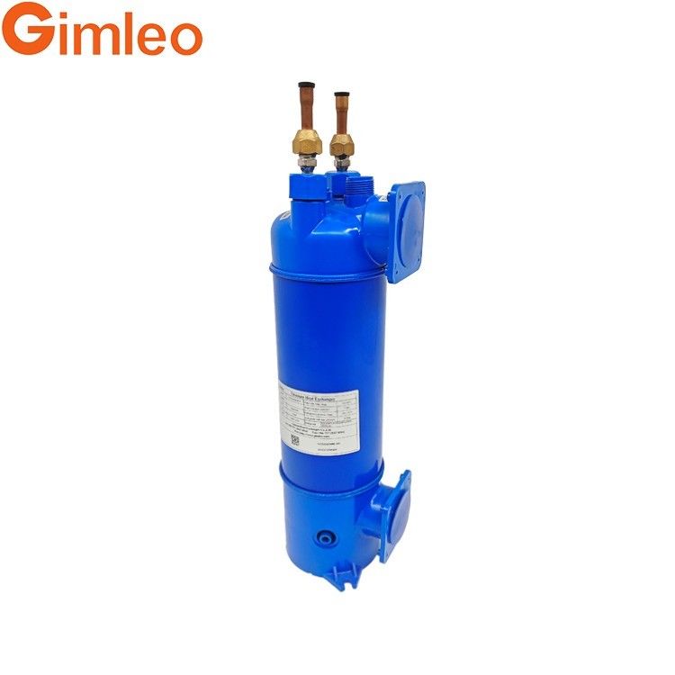 3 HP zwembadwarmtewisselaars MHTA-3 met PVC-schelp / 9,52 mm koelmiddeluitlaat