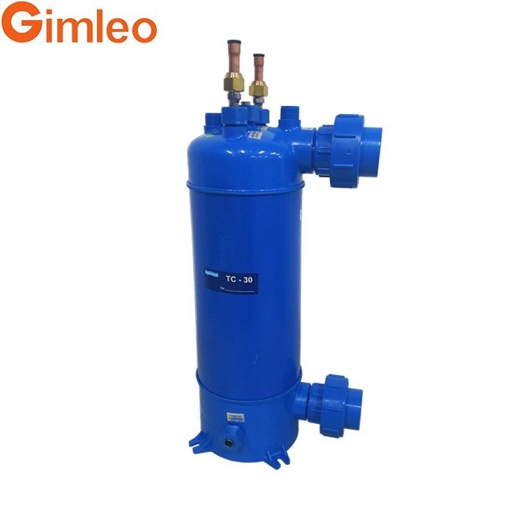 MHTA-3 Titaniumbuiswarmtewisselaar met PVC-schelp / 12.7 koelmiddelconnector