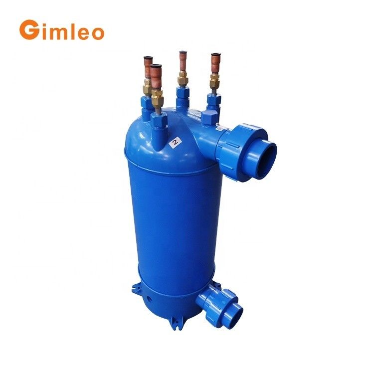 Titanium buis PVC schelp zwembadwarmtewisselaar voor zwembadwarmtepomp MHTA-15