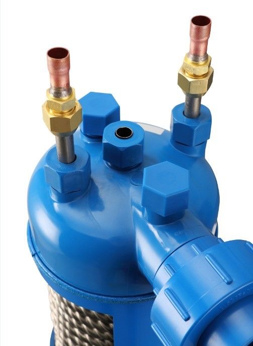 Gezweefde titaniumbuiswarmtewisselaar PVC-schelp voor verdamper MHTA-3