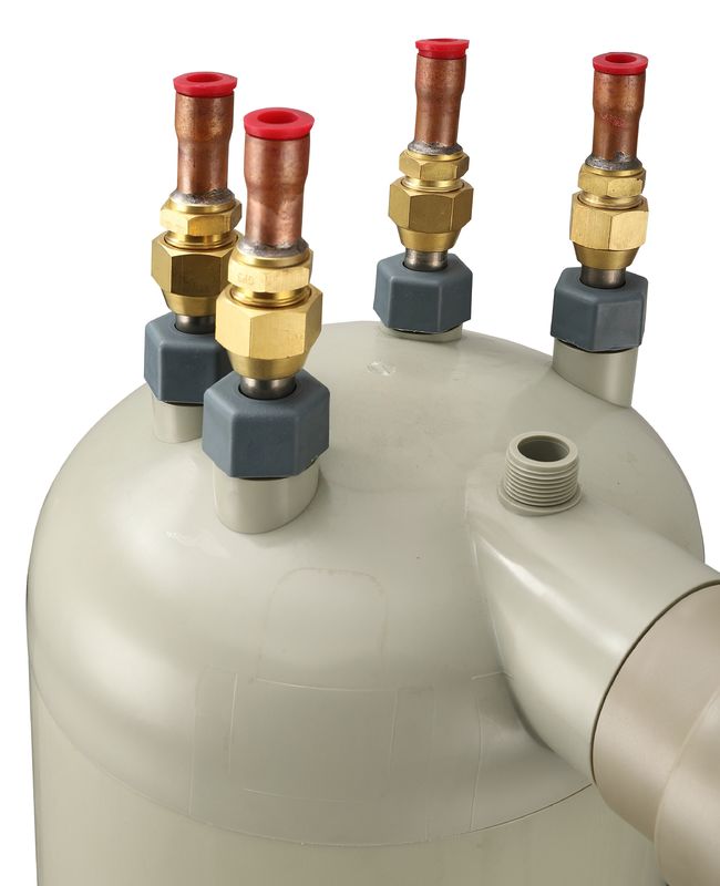 HTS-7 PPR Shell gelast 12,7 mm titanium buis warmtewisselaar voor temperatuurregeling
