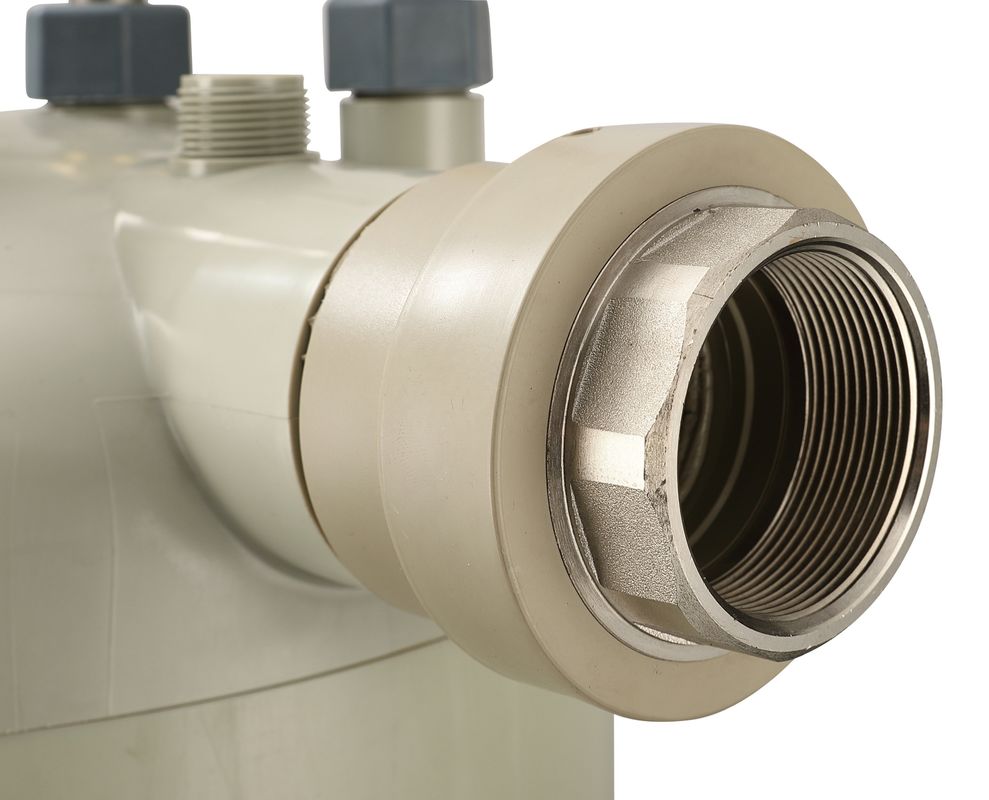 HTS-7 PPR Shell gelast 12,7 mm titanium buis warmtewisselaar voor temperatuurregeling