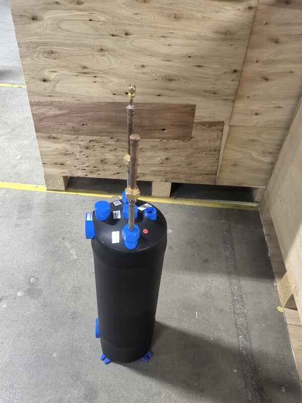 Gimleo Titanium TA1 Binnenbuis Materiaal Titanium Warmtewisselaar MHTA-1.5(NZ) Automatische Condensor Of Verdamper Gebouwd Voor Thermische Prestaties