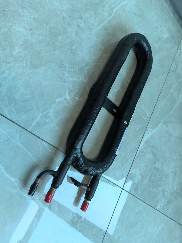 Roestvrij staal HVAC coaxiale warmtewisselaar met 3 4 inch waterverbinding compatibel met verschillende HVAC-installaties