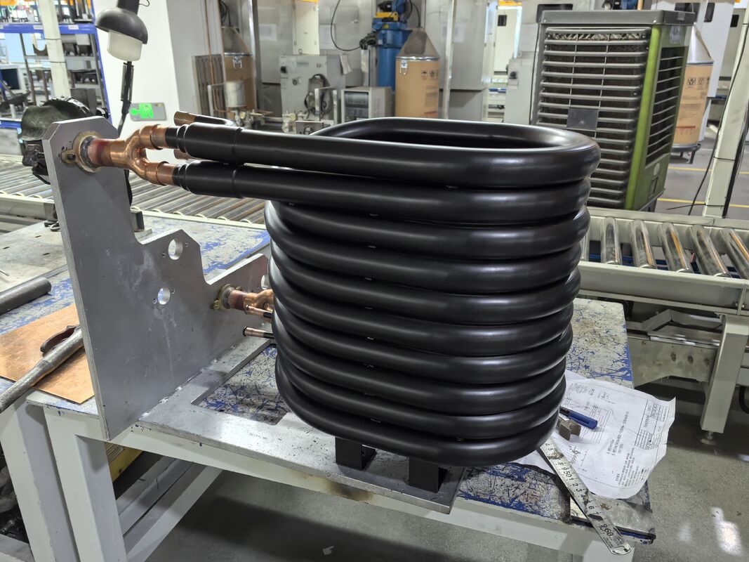 R22 Koaxiale warmtewisselaar van koelmiddeltype Buislengte 1 tot 10 M Drukbereik 0,1 tot 10 MPa Ontworpen voor koeloplossingen