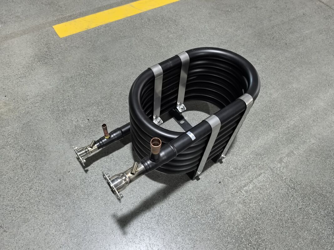 R22 R134a R407c R410a Koelmiddeltype Warmwaterwarmtewisselaar met plaatdikte 25 tot 3 mm Duurzame constructie