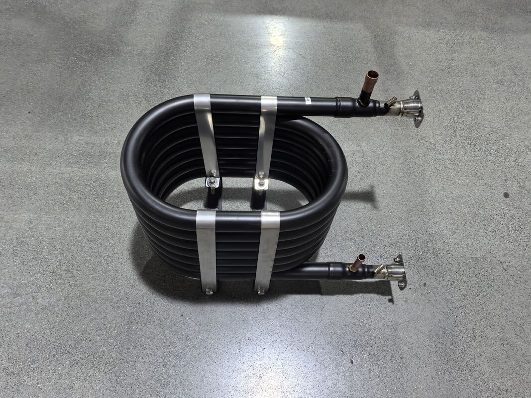 Maximale werkdruk 5,2 MPa coaxiale warmtewisselaar compatibel met koelmiddelen R22 R134a R407c en R410a warmteoverdrachtsoplossing