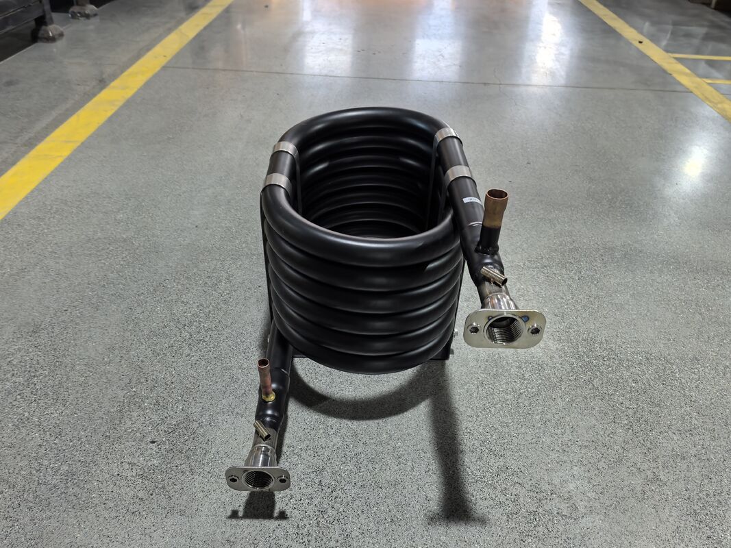 Verwarmingscapaciteit 6 tot 300 kW Coaxiale warmtewisselaar Werkend bij een temperatuurbereik van min 50 tot 150 graden Celsius