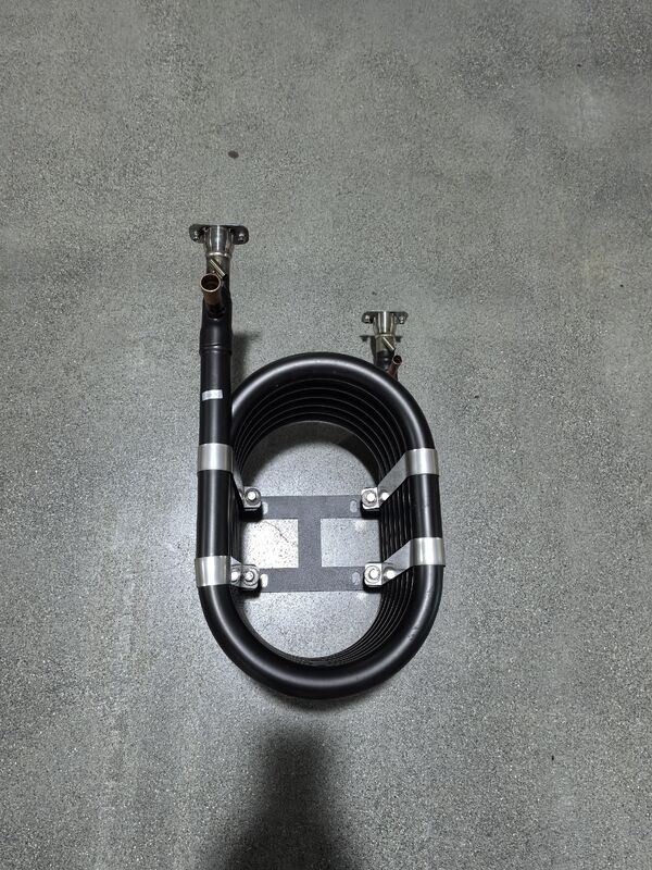 Verwarmingscapaciteit 6 tot 300 kW Coaxiale warmtewisselaar met ondersteunend werktemperatuurbereik Minus 50 tot 150 graden Celsius