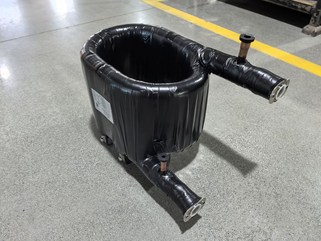 Werktemperatuurbereik Min 50 tot 150 graden Coaxiale warmtewisselaarbuis in buisstructuur Verwarmingscapaciteit 6 tot 300 kW Ontworpen voor HVAC-systemen