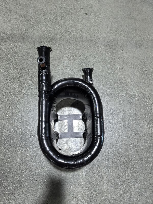 Roestvrij staal koper buis HVAC coaxiale warmtewisselaar ontworpen voor maximale werkdruk water 8 bar warmteoverdracht oplossing