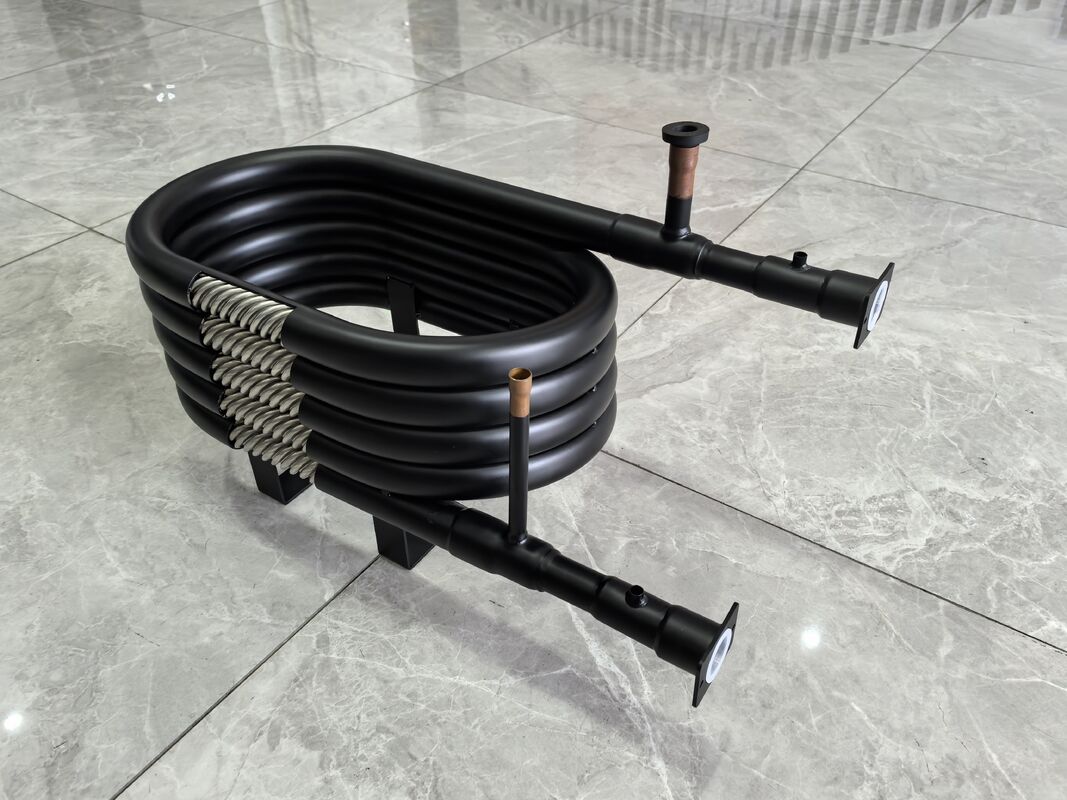 Hoogte mm 120 tot 1000 Coaxiale warmtewisselaar buis in buis warmtewisselaar Maximale werkdruk 5,0MPa Ideaal voor proceskoeling