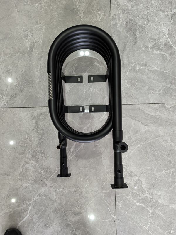 Coaxiale warmtewisselaar ontworpen voor koelmiddelen met een druk van 4,2 MPa en een werktemperatuur van 0 oC tot 150 oC