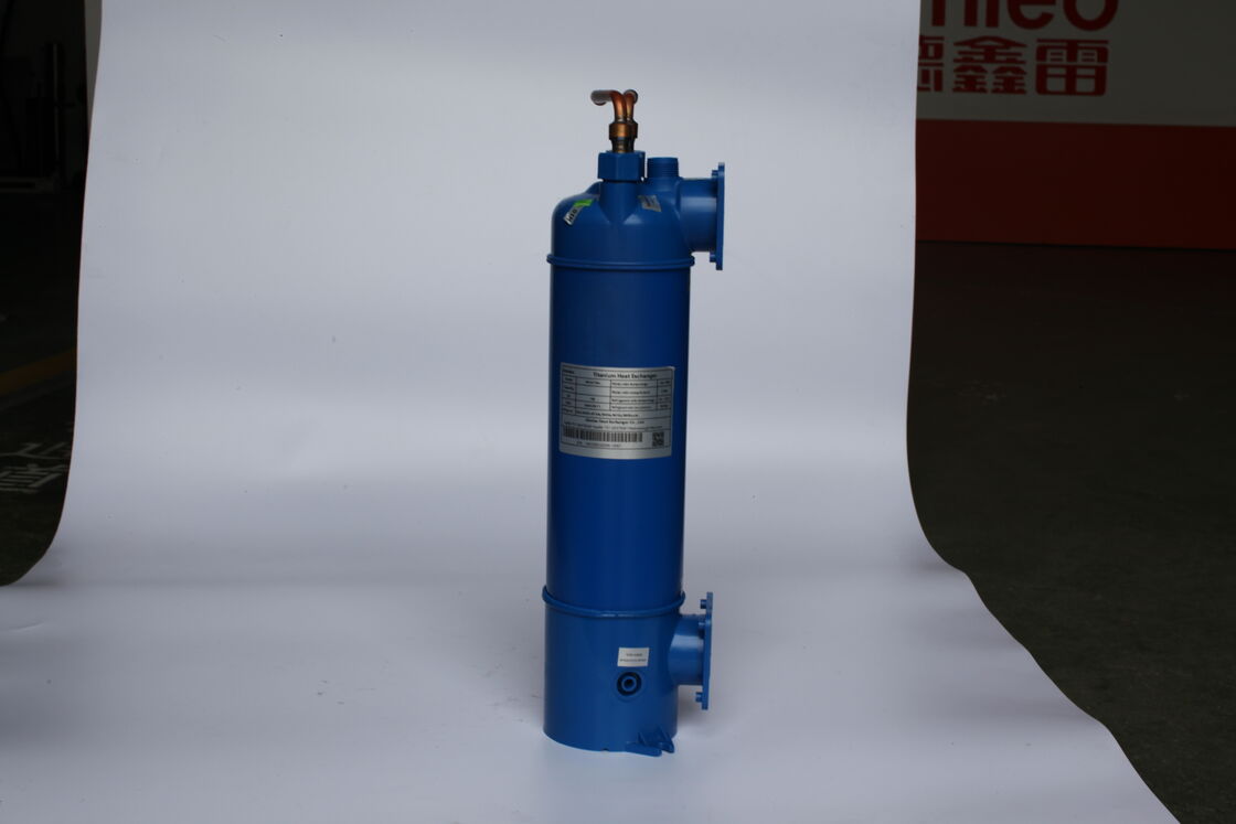 Titaniumwarmtewisselaar ontworpen voor 0 tot 40 graden Celsius met lage onderhoudsbehoeften