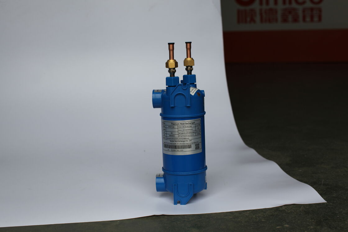 Titaniumwarmtewisselaar ontworpen voor 0 tot 40 graden Celsius met lage onderhoudsbehoeften