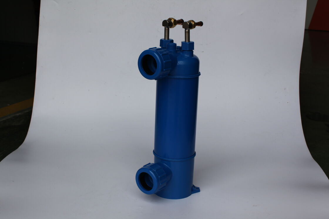 Als klant titaniumwarmtewisselaar met een enkel dubbel drievoudig systeem, gebouwd met zuiver titanium en koolstofstaal voor warmteoverdracht