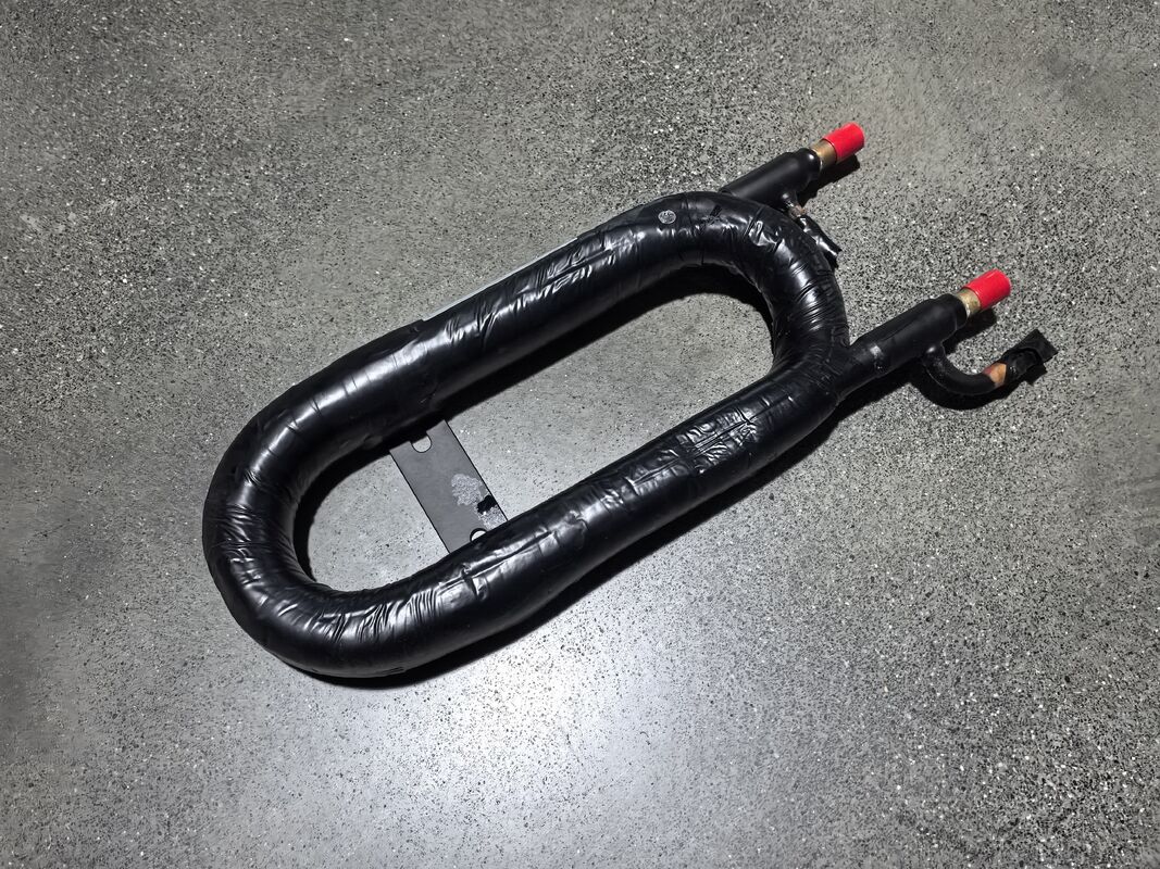 Coaxiale warmtewisselaar met een werktemperatuur van 20 °C tot 65 °C, een hoogte van 520 mm en een waterstroom van 3 m3/uur voor een efficiënt warmtebeheer