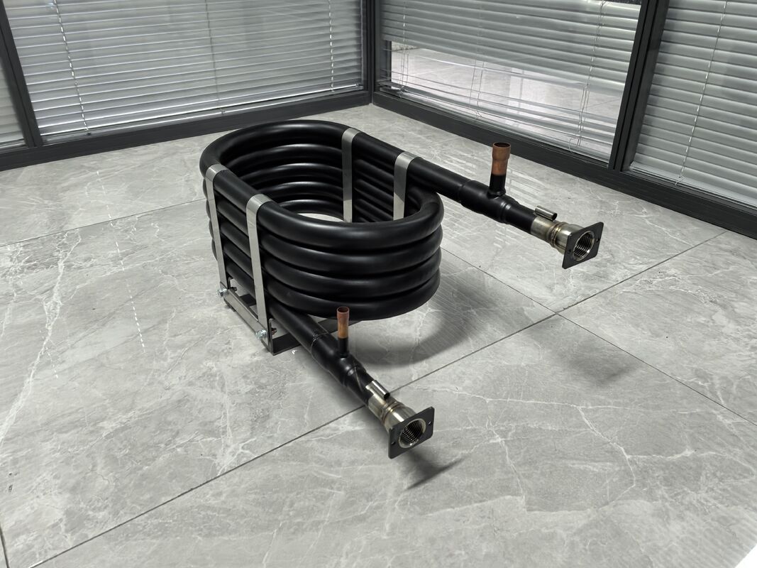 6 tot 36KW Verwarmingscapaciteit Coaxiale Warmtewisselaar met 4.2MPa Koelmiddelzijdedruk en Corrosiebestendig Ontwerp voor Maritieme en Industriële Toepassingen