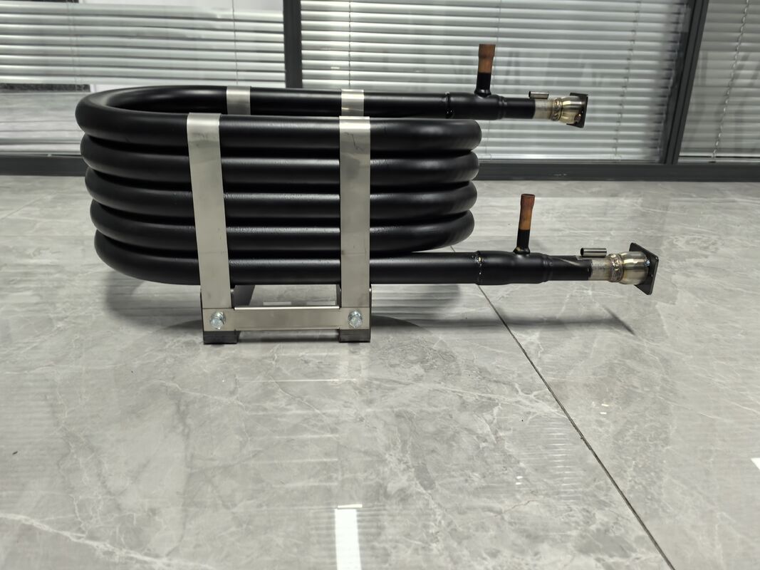 Stainless Steel Inner Tube Coaxial Heat Exchanger with 6 to 36KW Heating Capacity and Spiral Twisting Tube Construction