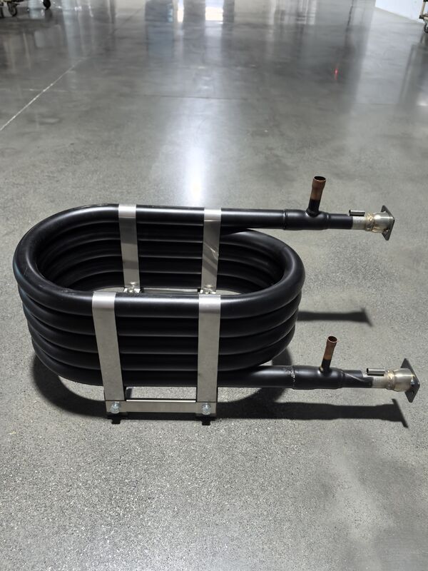 Hoogwarmte-efficiëntie coaxiale warmtewisselaar met maximale druk van 4,2 MPa en constructie van roestvrij staal/koper/titanium