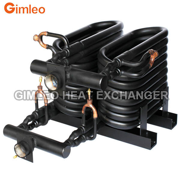 20 pk 70 kW 240000 BTU condensator verdamper buis in buis warmtewisselaar coaxiale warmtewisselaar voor HVACR