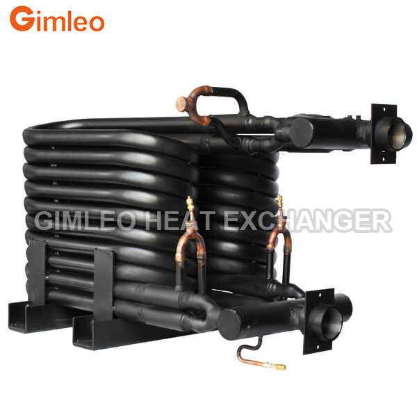 20 pk 70 kW 240000 BTU condensator verdamper buis in buis warmtewisselaar coaxiale warmtewisselaar voor HVACR