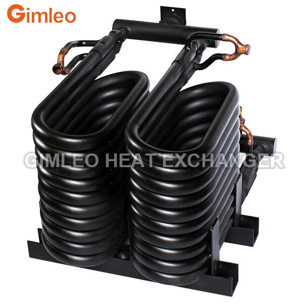20 pk 70 kW 240000 BTU condensator verdamper buis in buis warmtewisselaar coaxiale warmtewisselaar voor HVACR