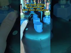 sea food chiller  heat exhanger with 5mm insulation