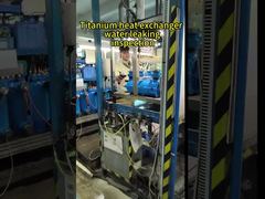 Titanium warmtewisselaar  waterlekkage  inspectie